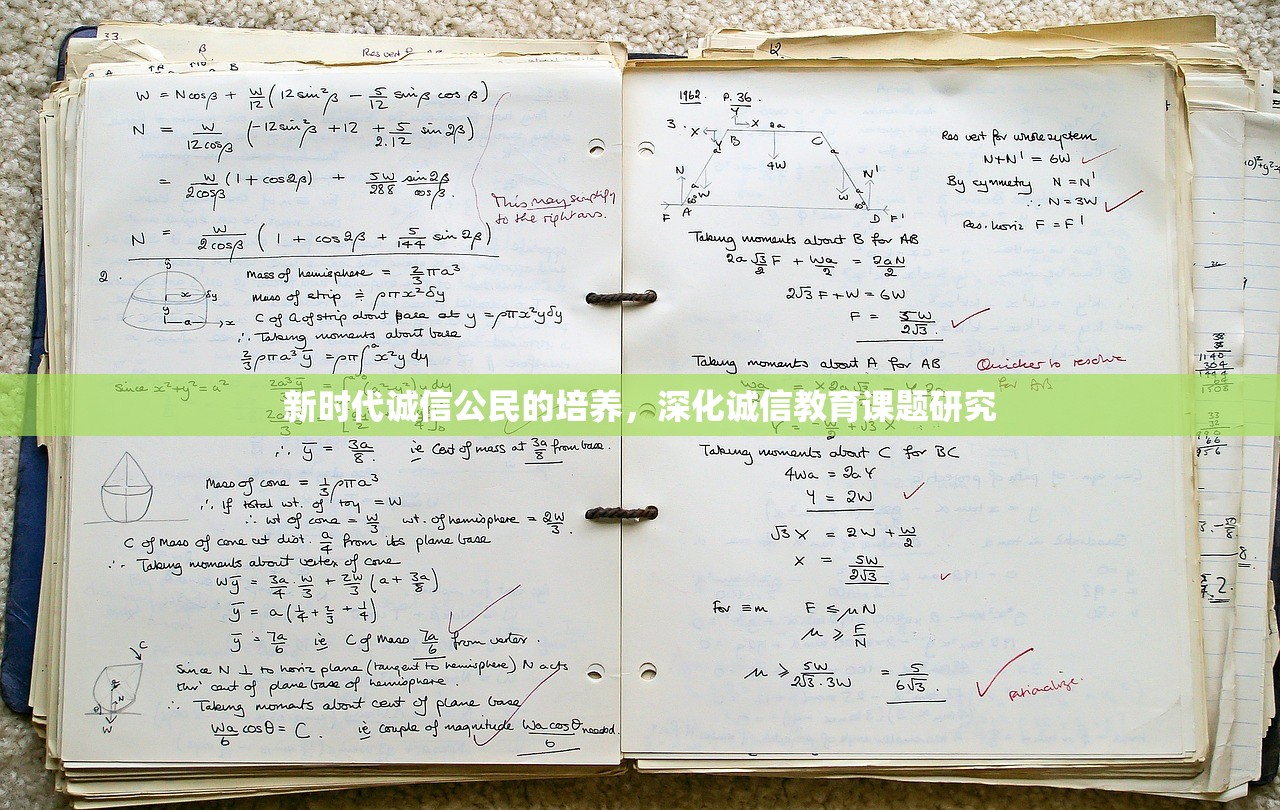 新时代诚信公民的培养，深化诚信教育课题研究